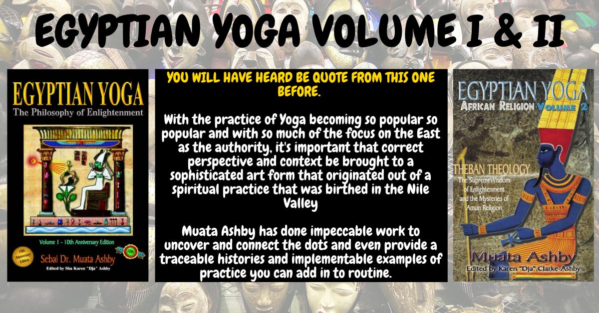 Egyptian Yoga Volume 1 & 2 Available @ INDIGIBOOKZ.COM