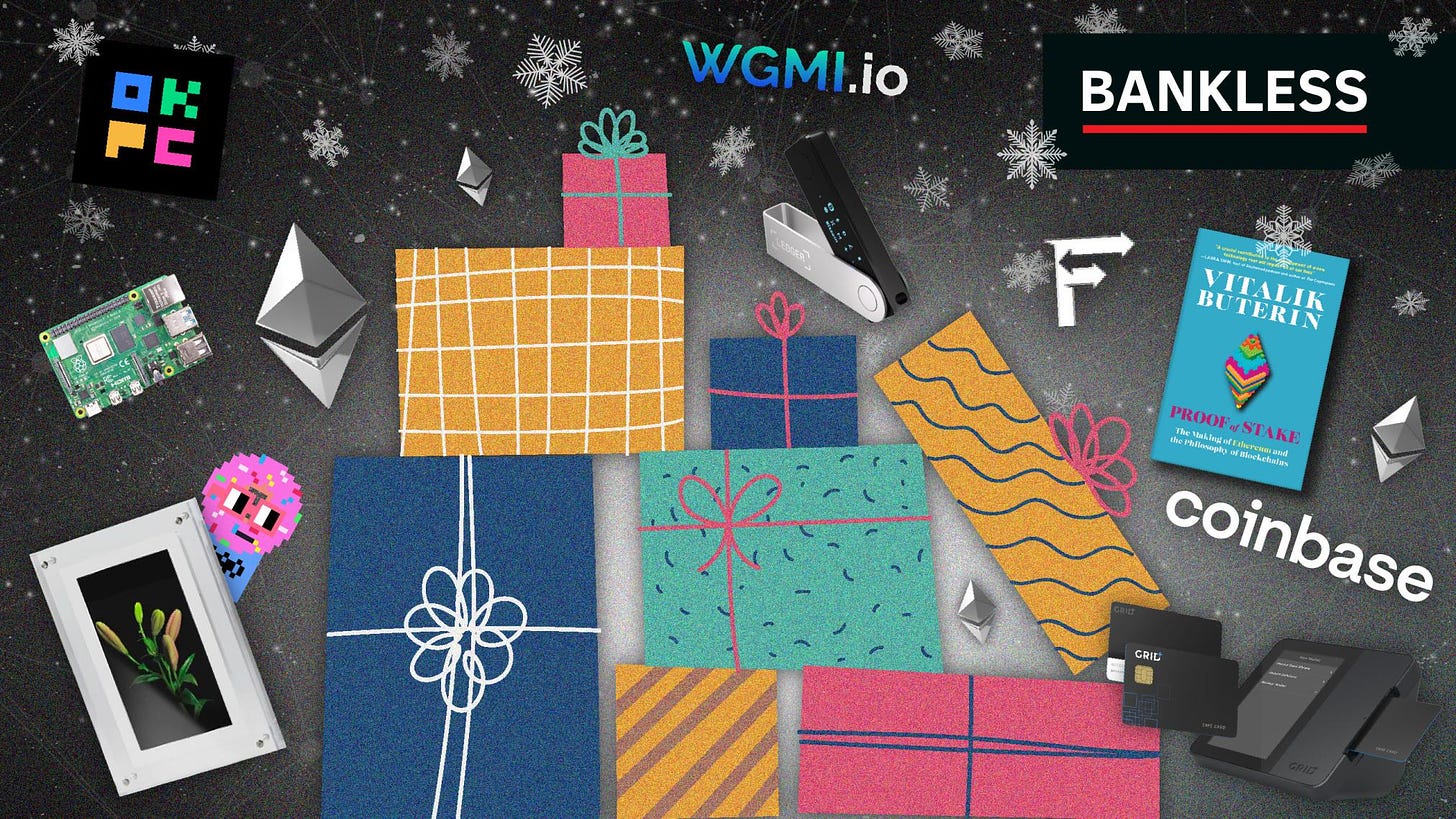 The Bankless Holiday Crypto Gift Guide | Nft News