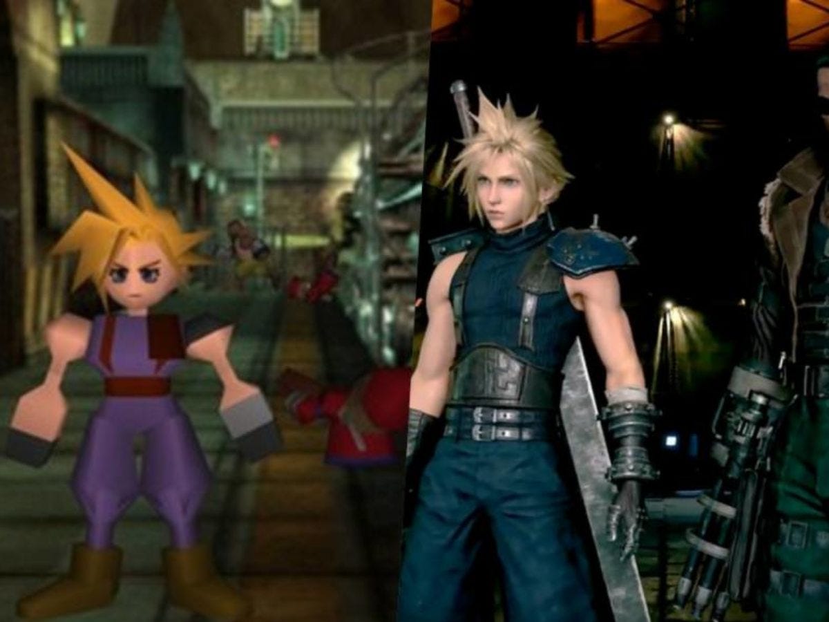 Final Fantasy VII: comparison between the original and remake characters