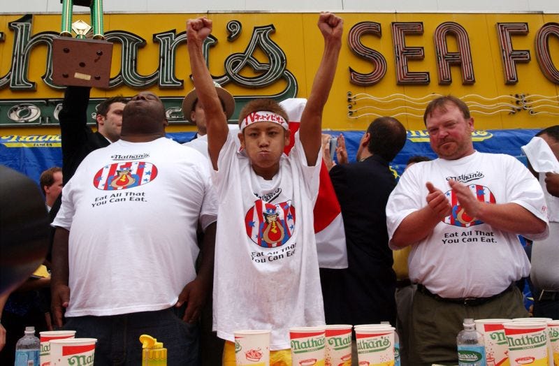 Joey Chestnut's quest for 12th title at Nathan's Hot Dog Eating Contest
