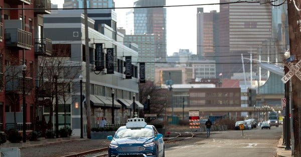 The slow start for self-driving cars and urban planning. 
