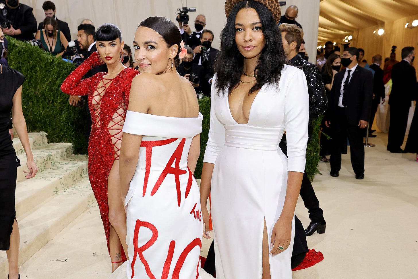 Conservative group files ethics complaint against AOC for attending Met Gala