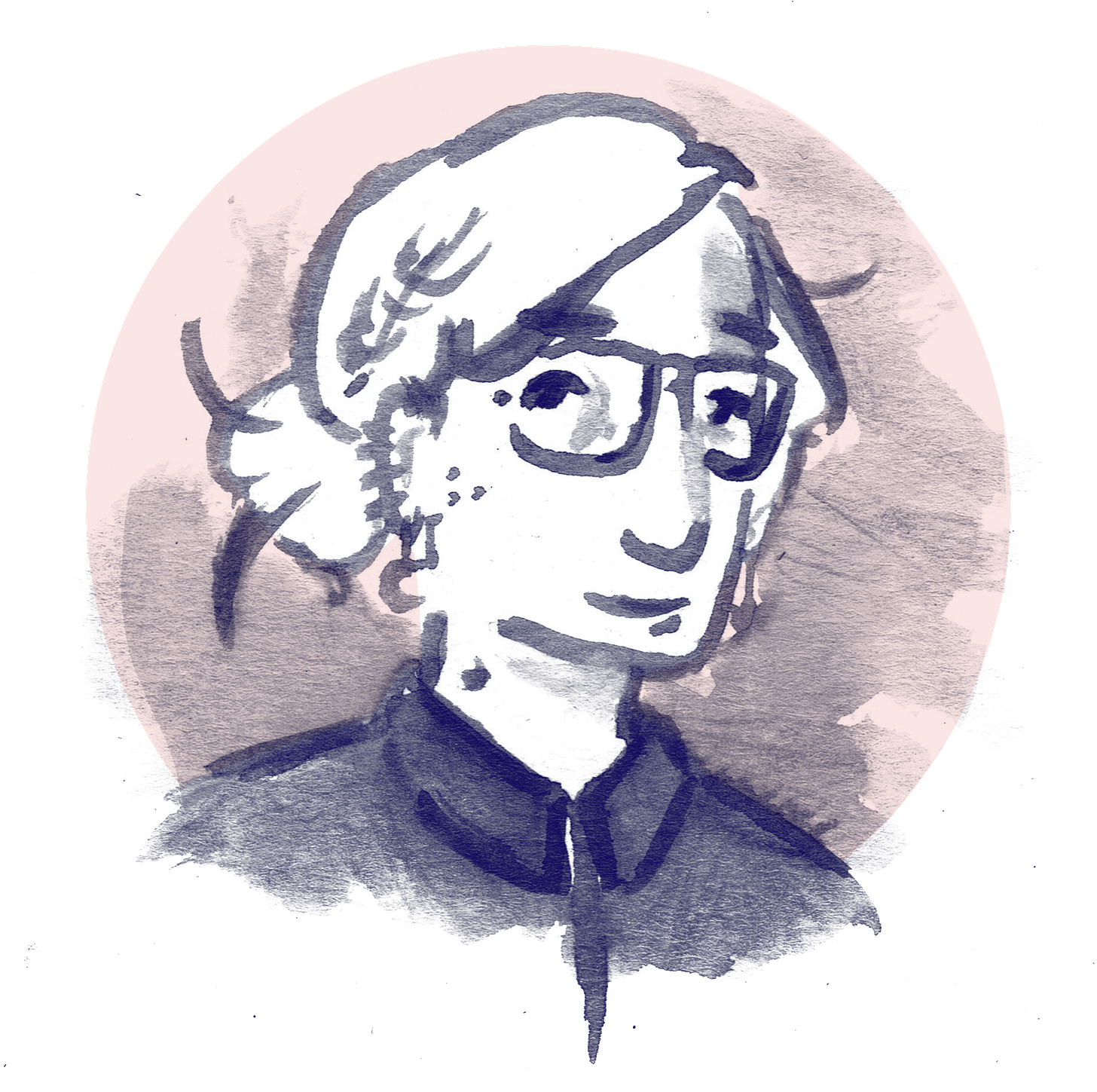 profile picture of the author. she has messy blonde hair in a bun, glasses and some spots on her face. she's wearing a button-up shirt.