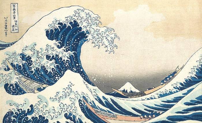 La vague d'Hokusai