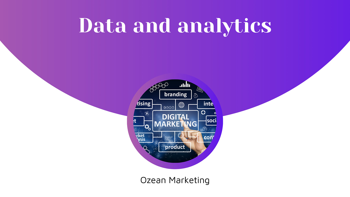 Data and analytics