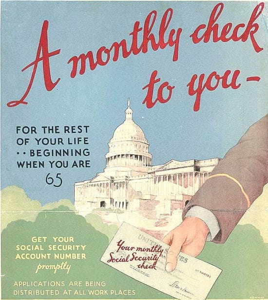 Social Security Poster - Retirement Income Journal