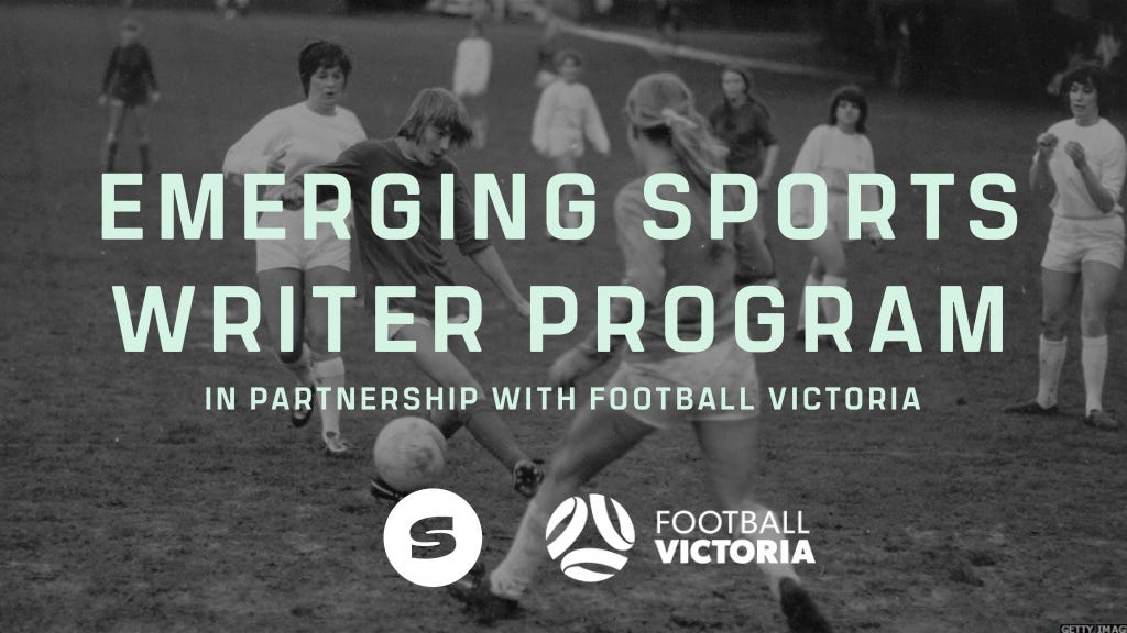 In partnership with Football Victoria, we're excited to have three participants in the next round of Siren's Emerging Sports Writer Program.