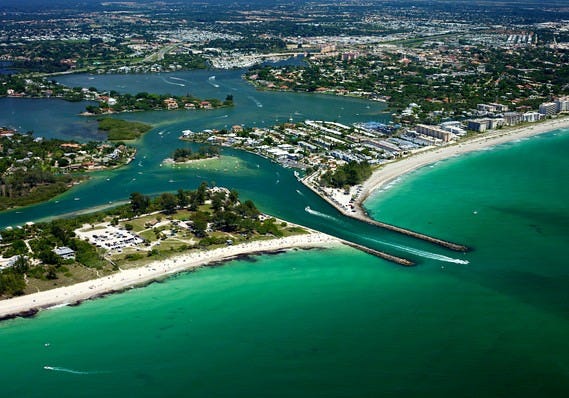 Venice Inlet on the Florida Gulf
