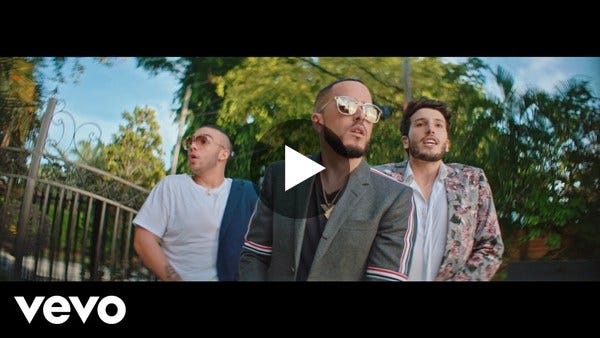 6) Music video for Yandel, Sebastián Yatra & Manuel Turizo's "En Cero"