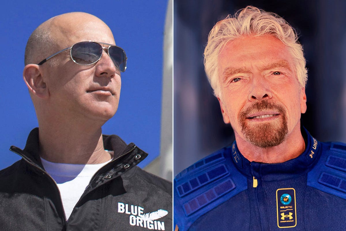 After snubbing Bezos, Richard Branson claims there is no space race |  Sports Grind Entertainment