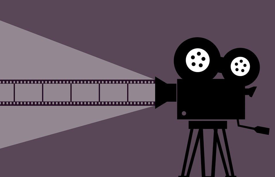 Cinema, Movie, Camera, Projector, Film, Video, Clip