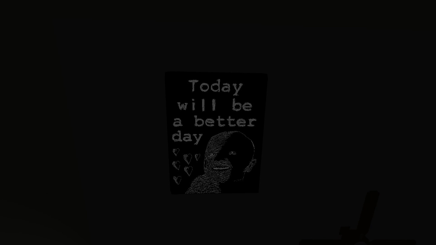 poster motivazionale "today will be a better day"