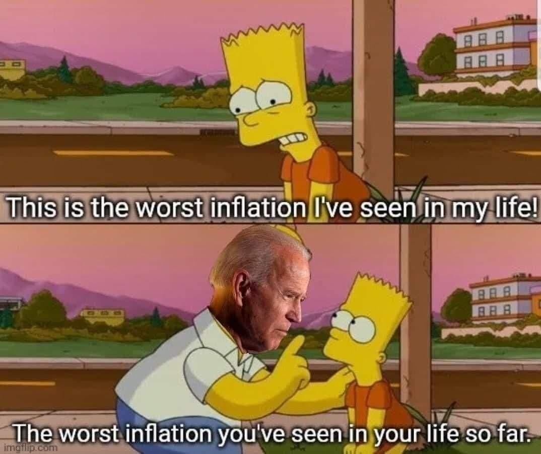 Bart worst inflation meme