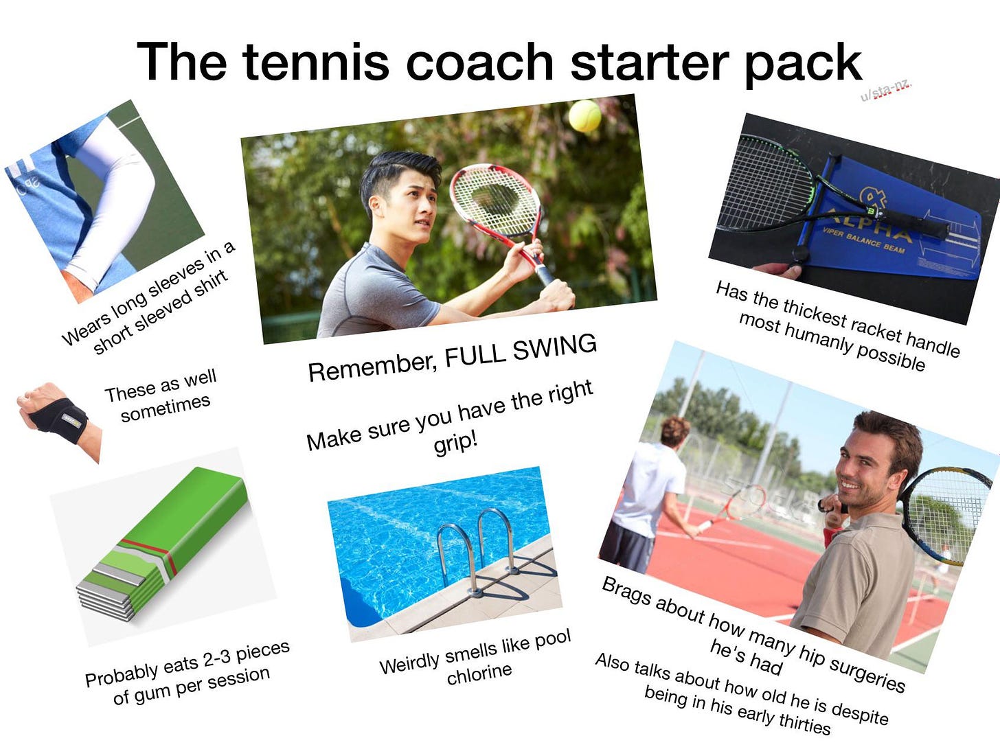 The tennis coach starter pack : r/starterpacks