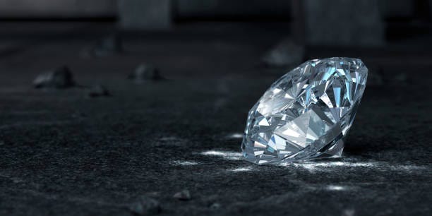 Diamond Diamond. 3D Render diamond stock pictures, royalty-free photos & images