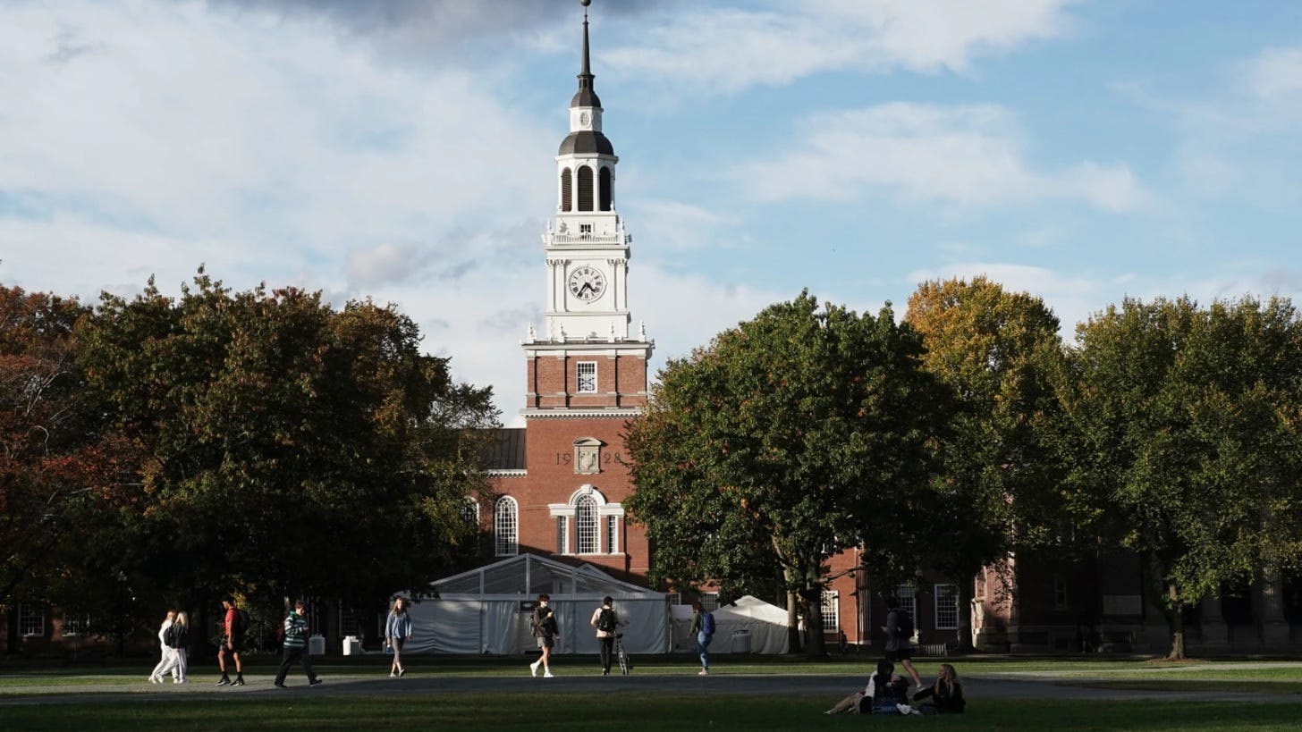 Dartmouth College Is Eliminating Student Loans And Replacing Them With Scholarships
