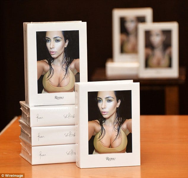 Kim Kardashian's selfie book, Selfish, sells just 32,000 copies in 3 months  | Daily Mail Online