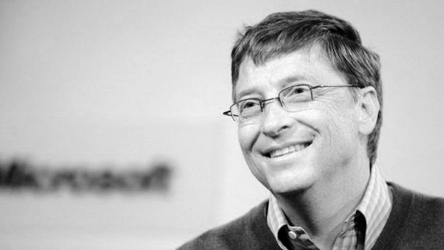 Image result for bill gates black white