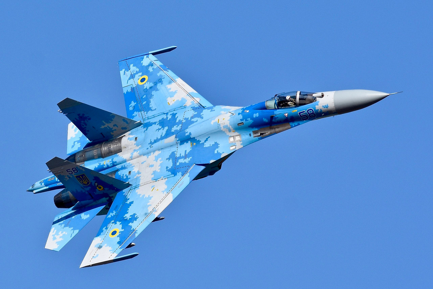 Ukrainian Air Force Sukhoi Su-27P Flanker (29583343448).jpg