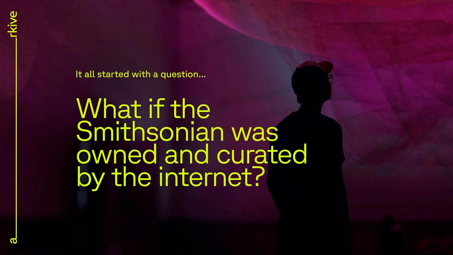 Who Owns History? Arkive and the Decentralized Museum