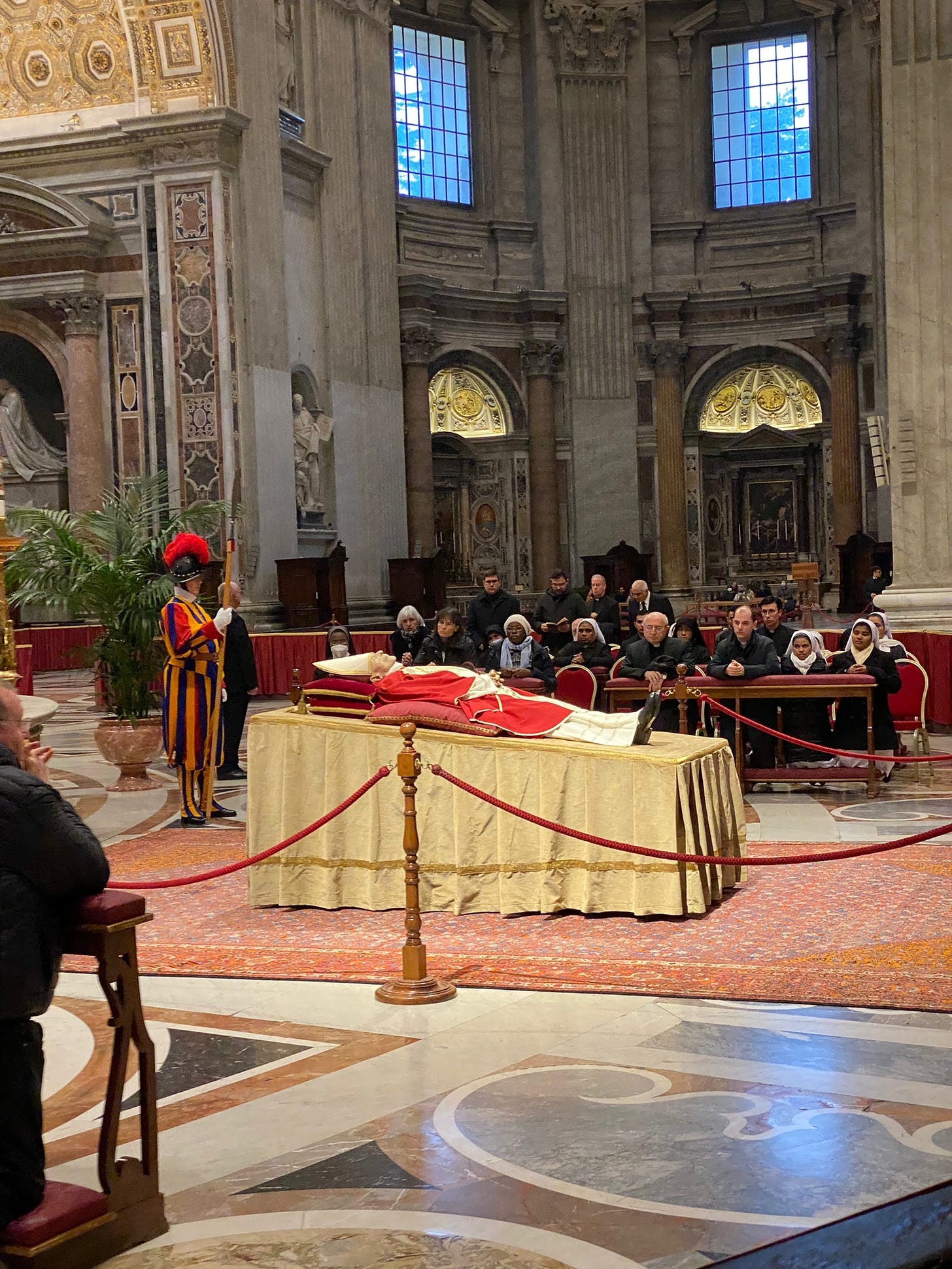 La salma di papa Benedetto XVI