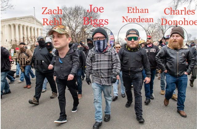 I didn’t intend to make the quad of proud boys look like bobble heads 