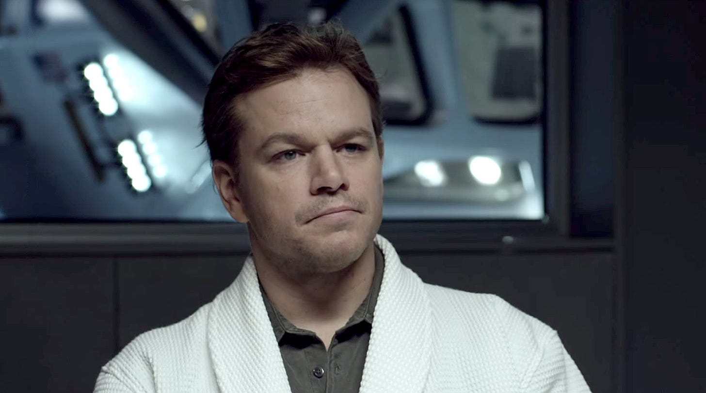 Matt Damon Has Questions About Aquaman in New Martian Clip | WIRED