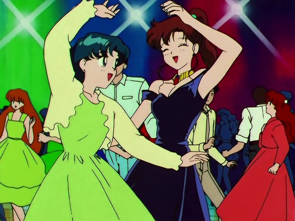 Sailor Moon Trivia on Twitter: &quot;Of the five core characters, Ami and Makoto  are deemed the best dancers in episode 37. The two display their dancing  skills again in episode 147. #SailorMoon #
