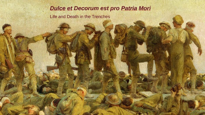 Dulce et Decorum est pro Patria Mori by Hunter Hahn