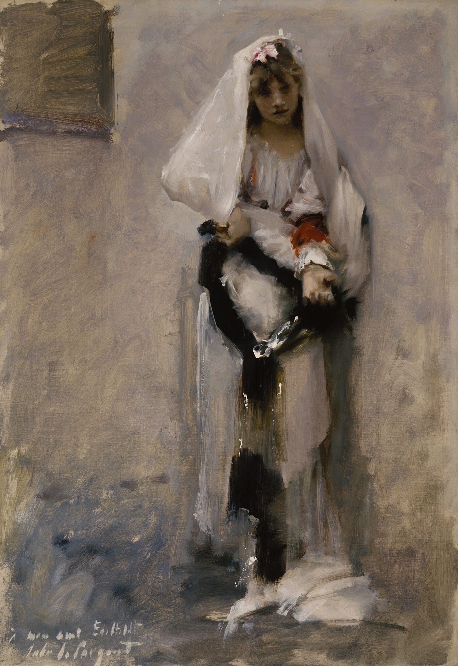 A Parisian Beggar Girl (circa 1880)