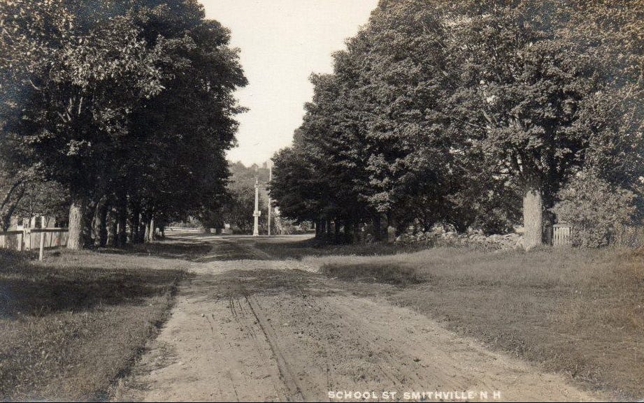 Page Hill road in 1916