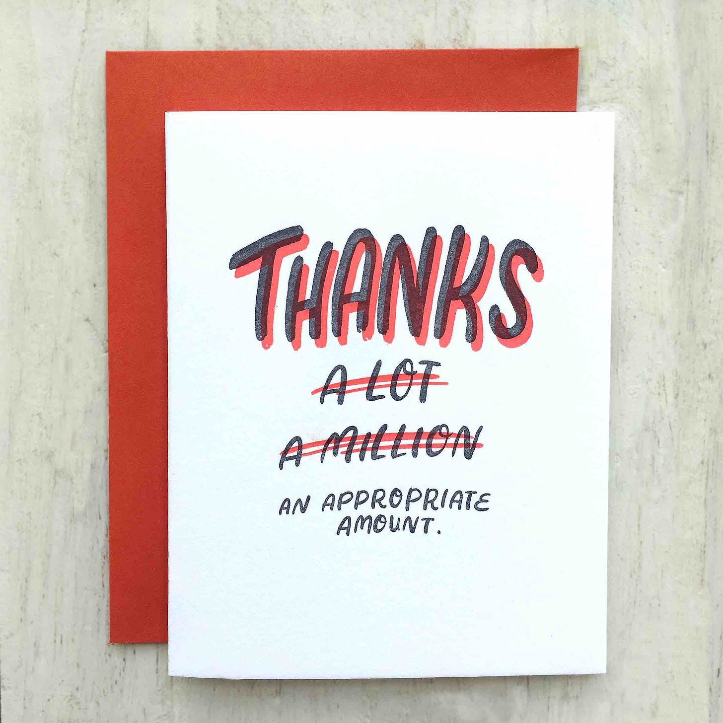 thank you card