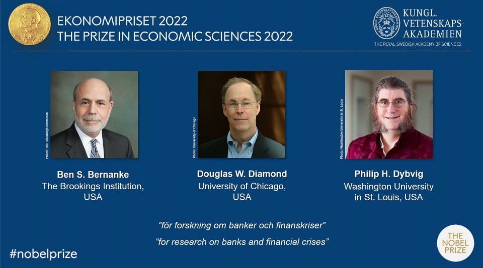 Ex-Fed chief Bernanke, others win Nobel economics prize