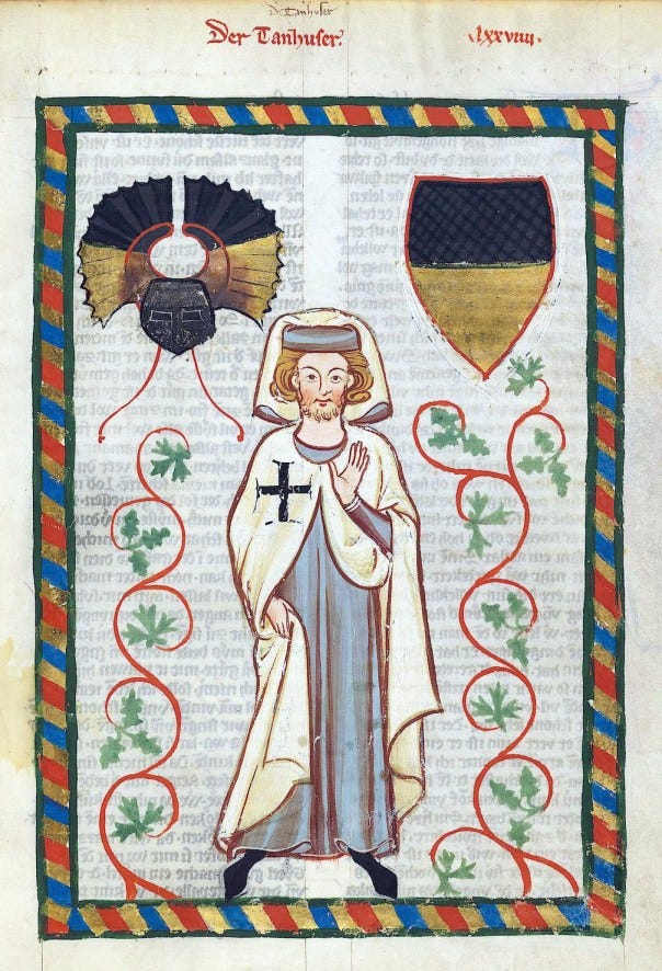 This image has an empty alt attribute; its file name is Codex_Manesse_Tannhäuser.jpg