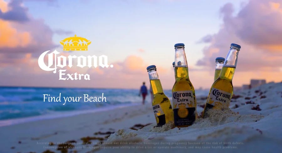 Image result for corona find your beach