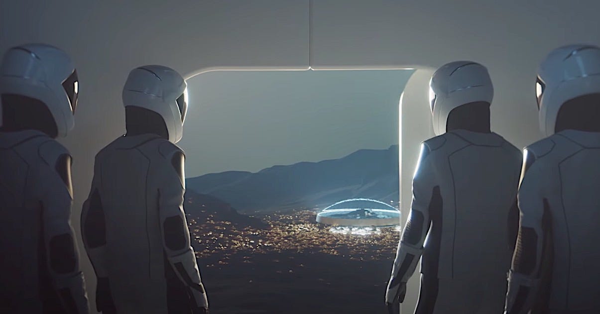 Official SpaceX Animation Shows Starship Reaching Mars, Finds a Human Colony  There - autoevolution