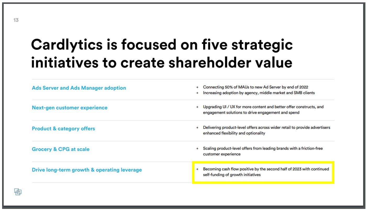 Cardlytics $CDLX: Thoughts Following Q1 2022 Earnings and Price Decline, Austin Swanson, Swany407, Discussions on BofA, Cloud, Bank Improvements, More Spend by Banks, Solving the Attribution Problem, CDLX Insights, Self-Service Update and Scalability, Dosh Partners and Marquee Partner, and more.