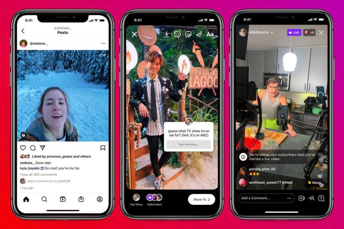 Instagram is testing paid subscriptions with a small group of creators -  The Verge