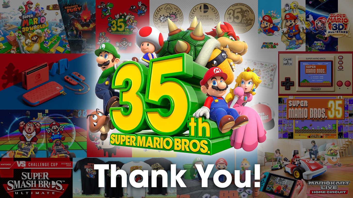 Super Mario Bros 35th Anniversary