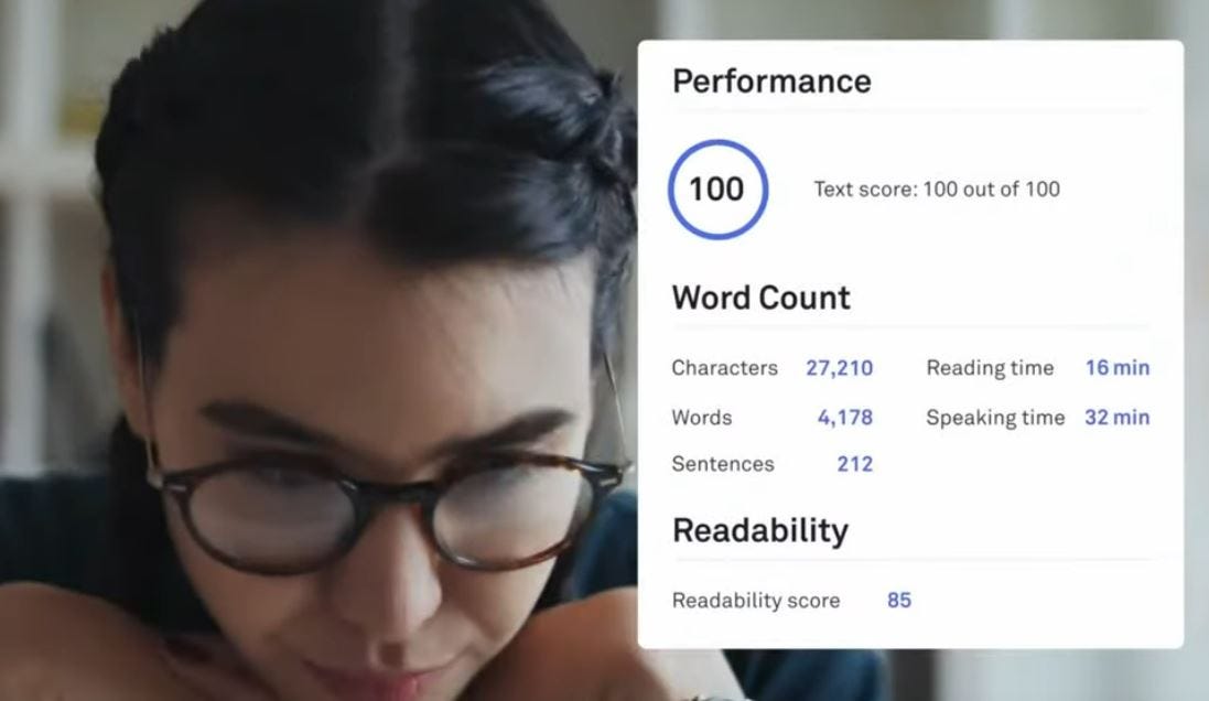 Grammarly is giving your annual report, and it’s looking good. We’re very impressed with your toilet cleaning abilities. So much so that next year, we might even give you a brush.