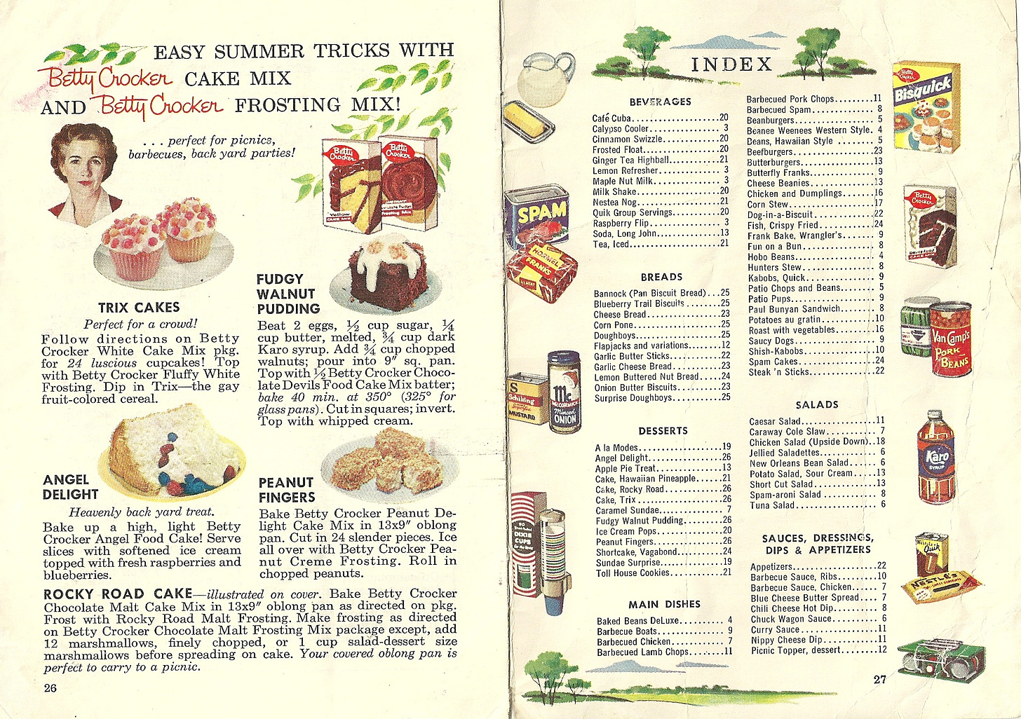 Vintage Recipes Outdoor Foods 13 |