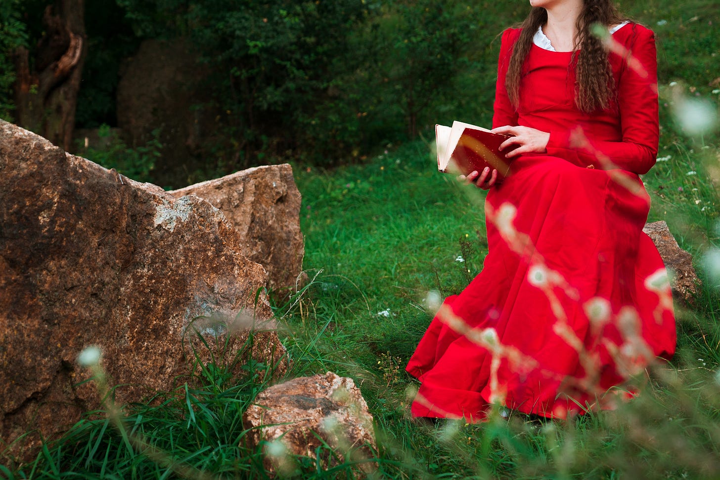 A reader in a red Regency-era dress. This Christmas week, we’re diving into Jane Austen’s ‘Emma’ and looking past the greed and disparity of Regency England to find the gifts and goodness of Highbury. Photo | © Alina Demchyshyna | Dreamstime.com... A reader in a red Regency-era dress. This Christmas week, we’re diving into Jane Austen’s ‘Emma’ and looking past the greed and disparity of Regency England to find the gifts and goodness of Highbury. Photo | © Alina Demchyshyna | Dreamstime.com...