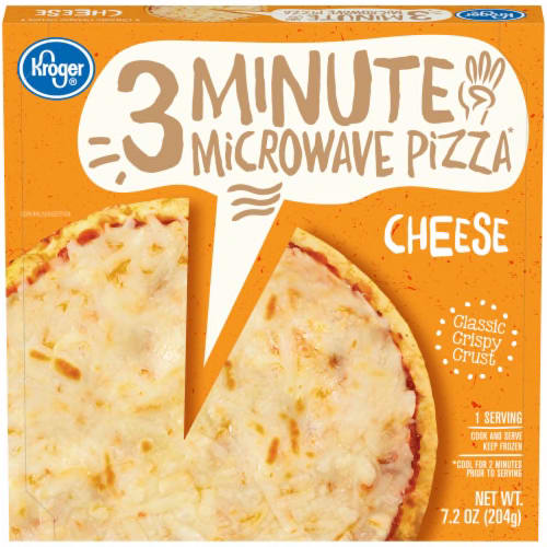 Kroger 3 Minute Microwave Cheese Pizza, 7.2 oz - Kroger