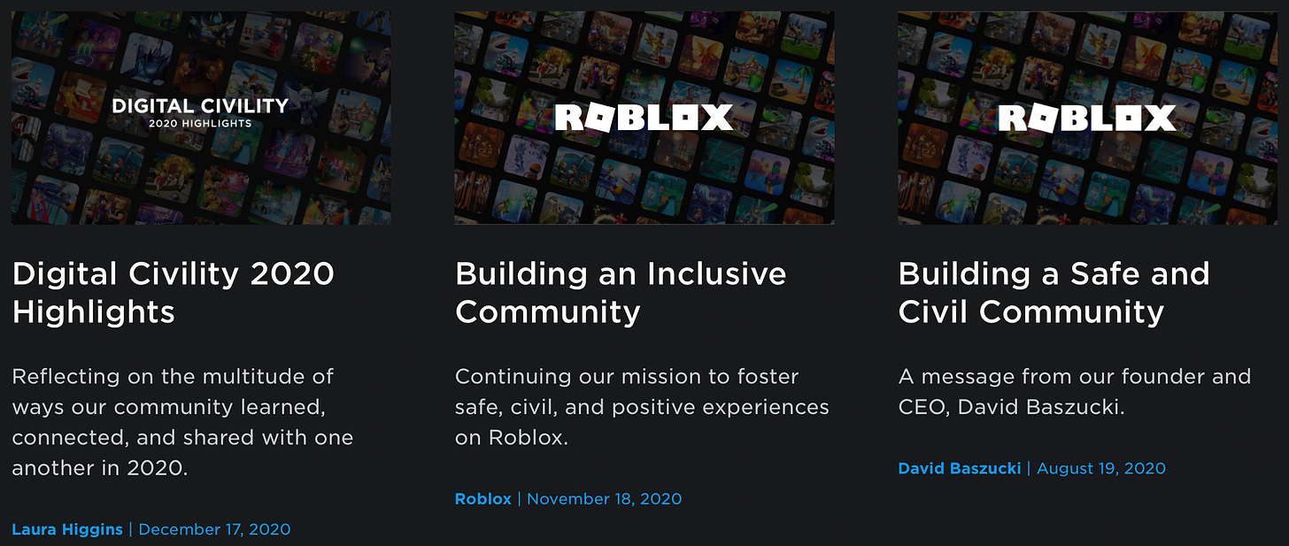 UM ANO NA ROBLOX: 2021 EM DADOS - Roblox Blog