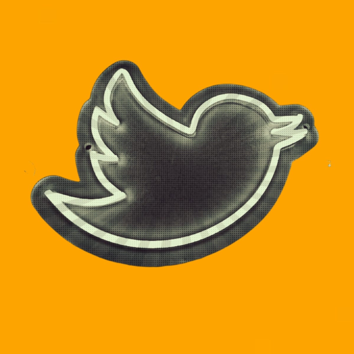 Illustration of the Twitter logo.