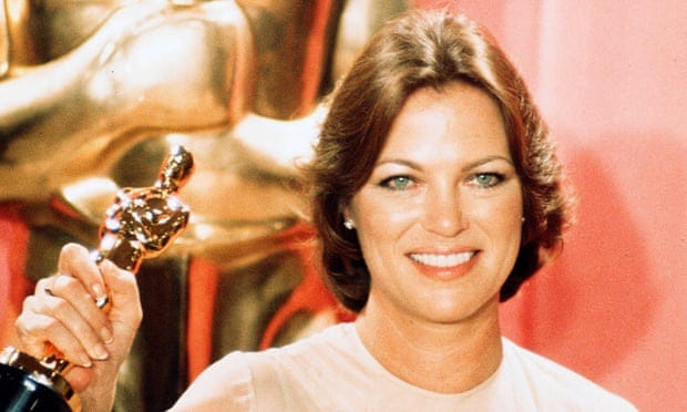 Louise Fletcher, pictured in March 1976 with her Oscar for best actress.