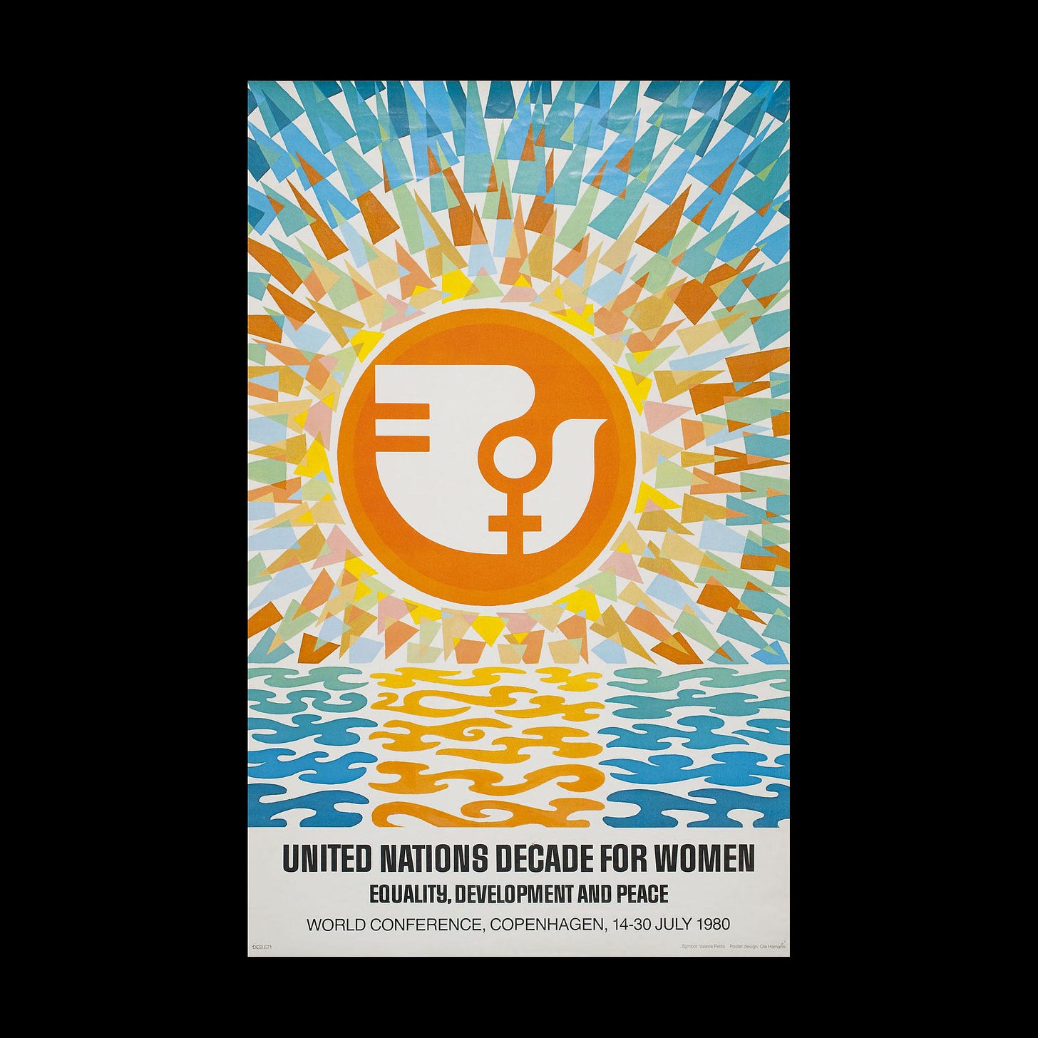 Valerie Pettis' 1975 logo for The United Nations Year of Women