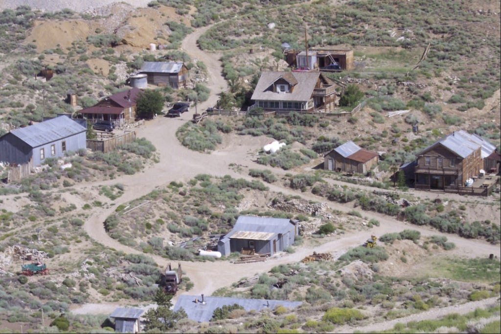Cerro Gordo, CA, abandoned mining town