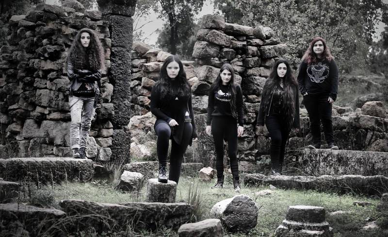 Slave of Sirens, who formed in 2015 after meeting through mutual friends, say they want to empower girls and women in Lebanon and beyond to follow their dreams. Courtesy Slave of Sirens