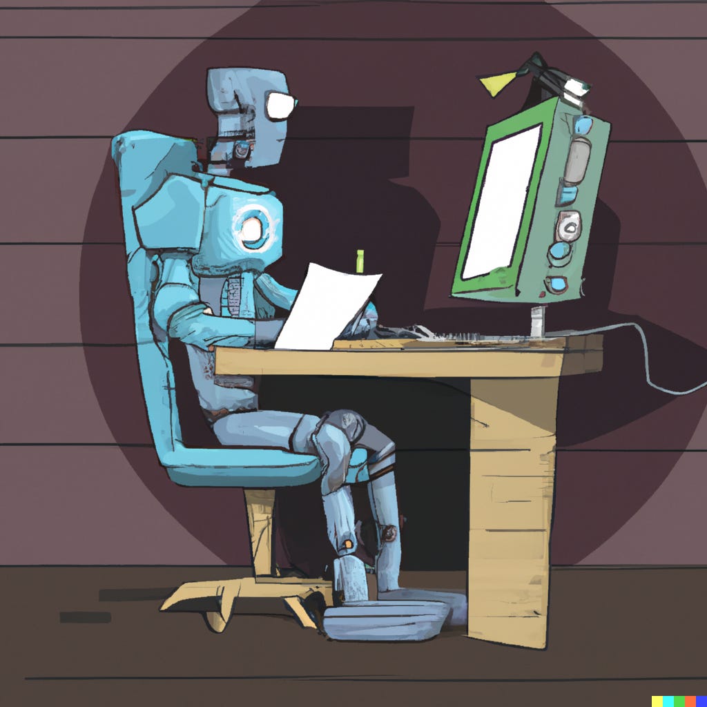 Robot at work
